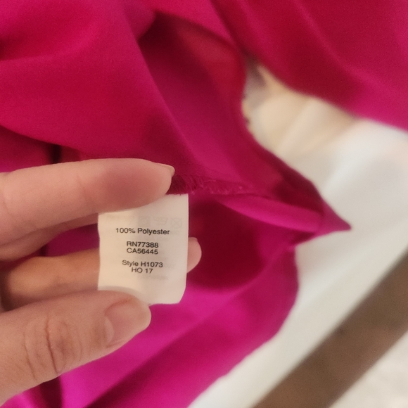 J Crew Fuchsia Blouse, pink purple, size S - Picture 7 of 7